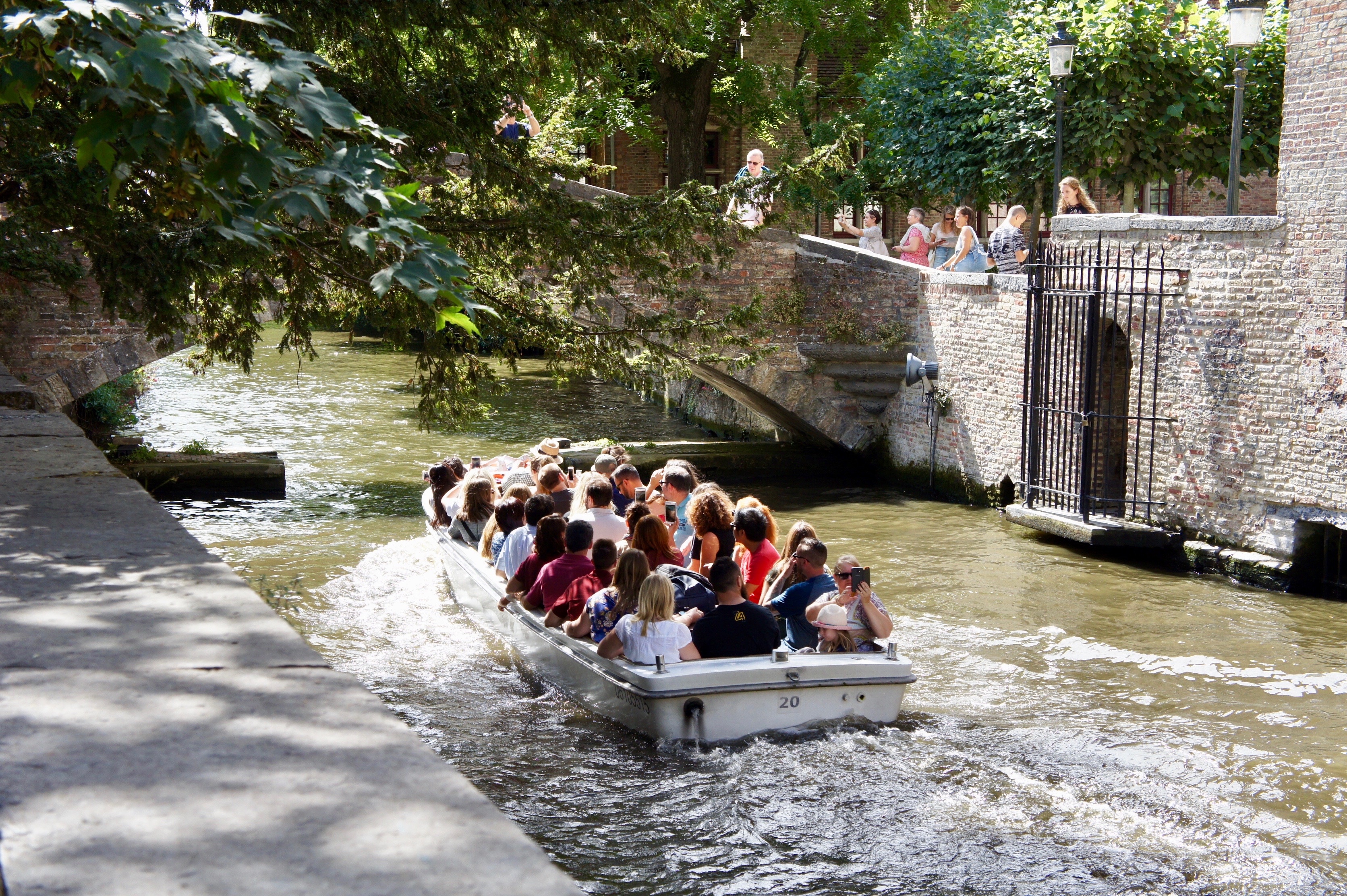 A day in Bruges - canal boat