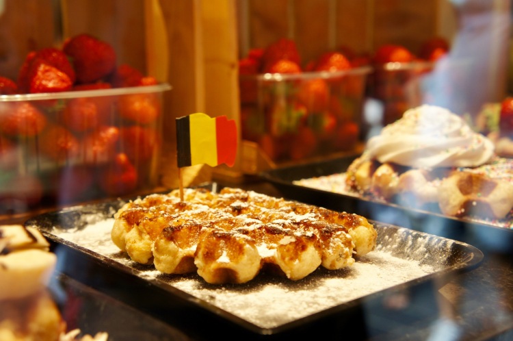 Waffle in Bruges