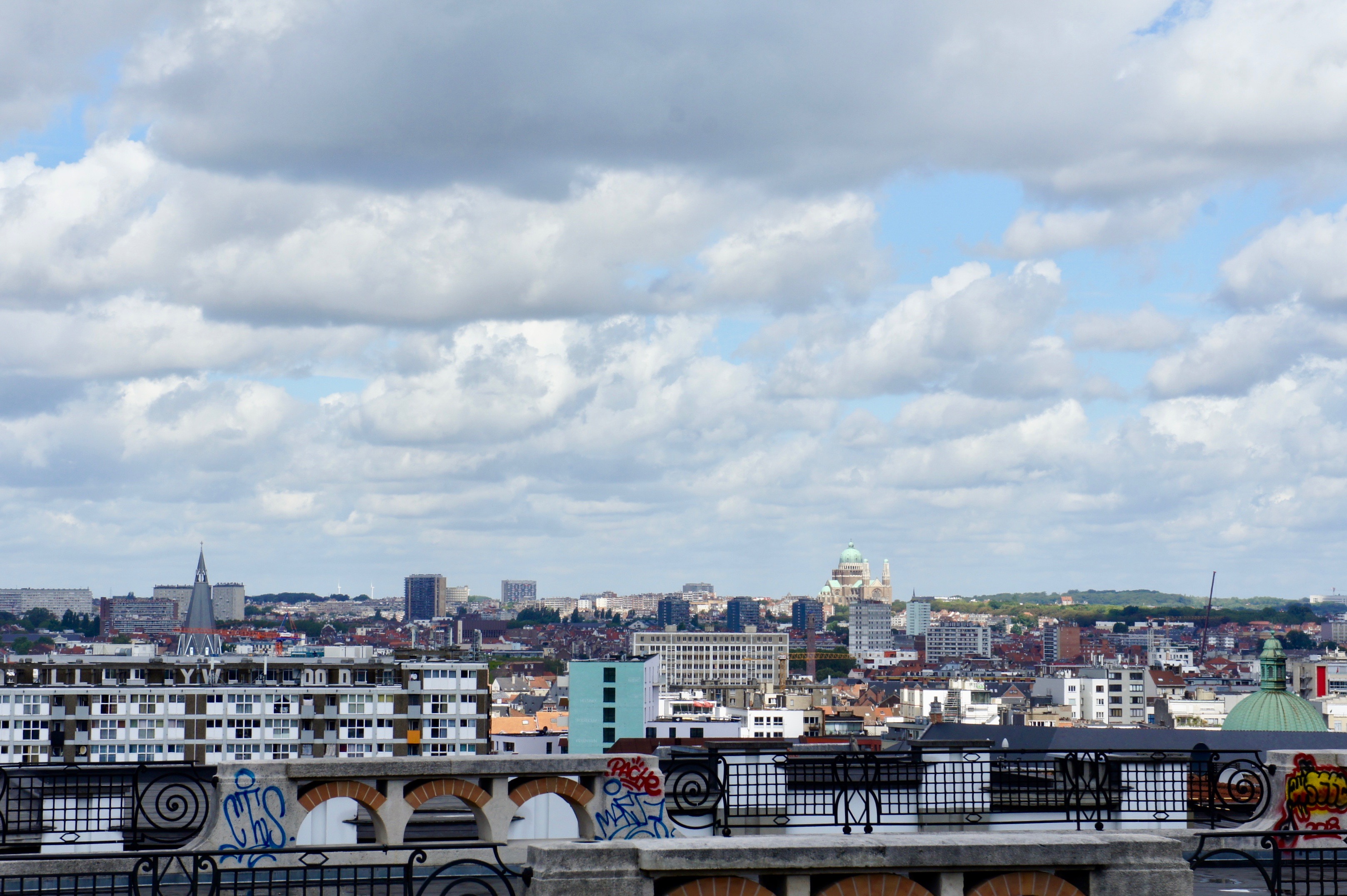 Brussels view next to Courthouse