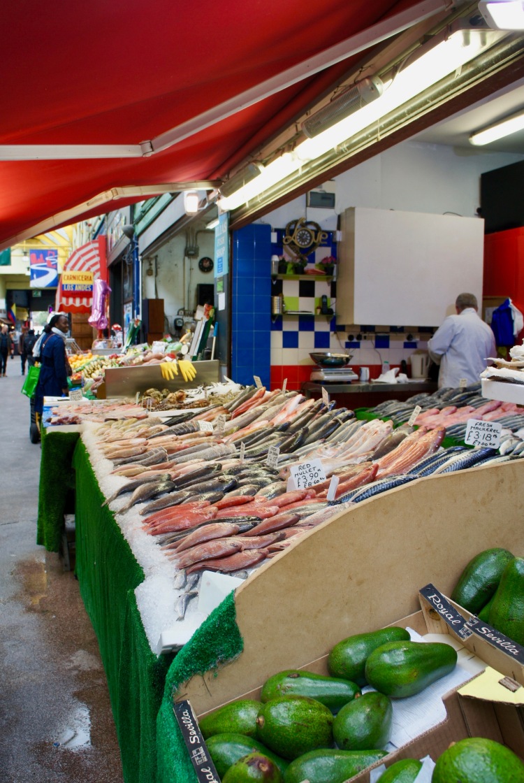 Fishmonger in Brixton Market