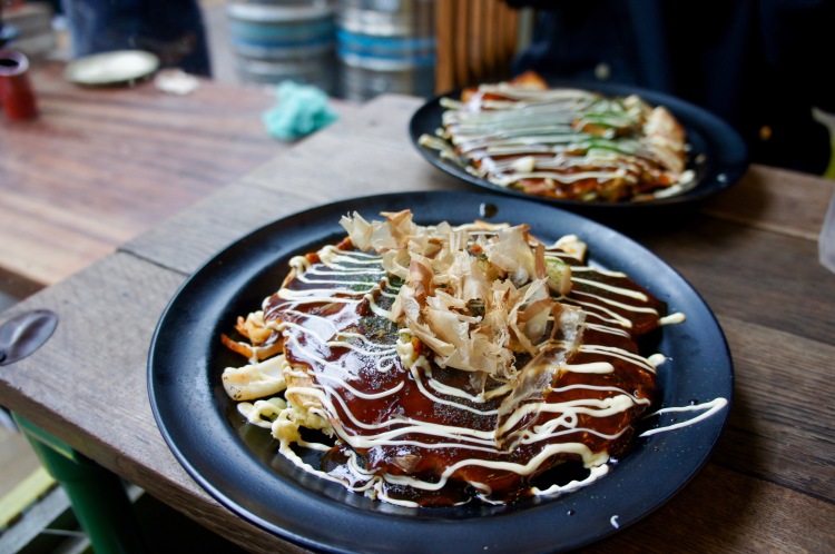 Okonomiyaki at Okan in Brixton Market
