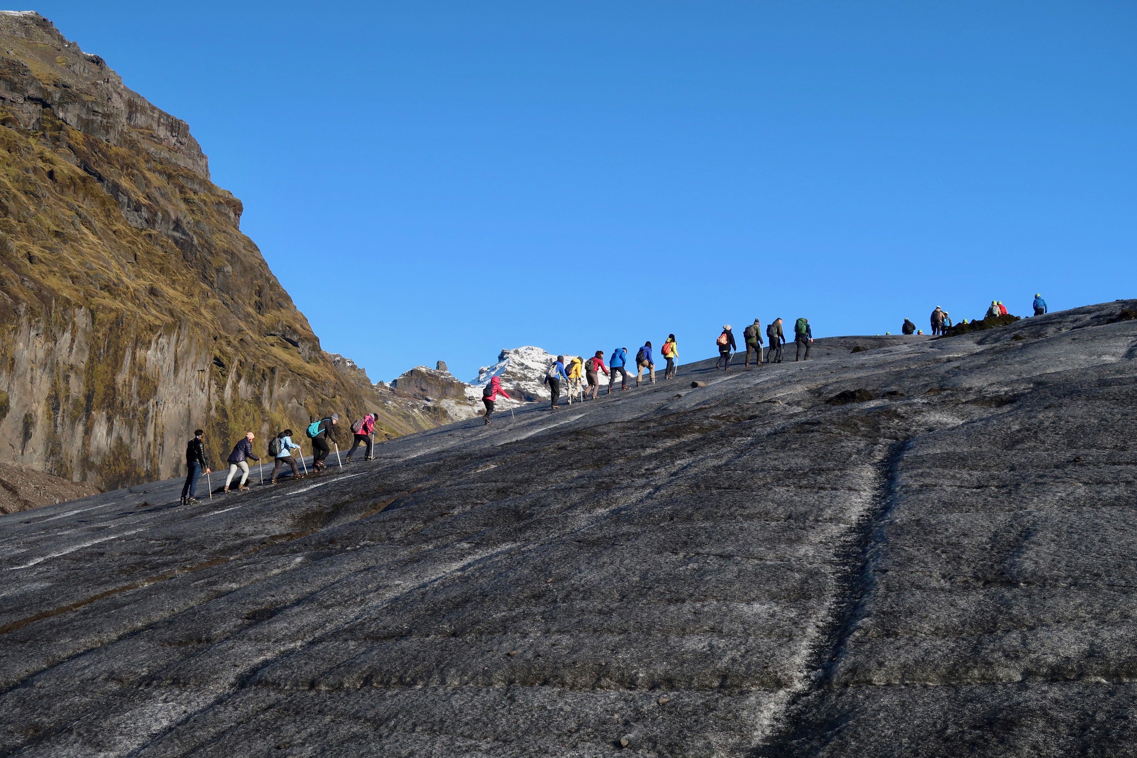 Glacier hike in Iceland