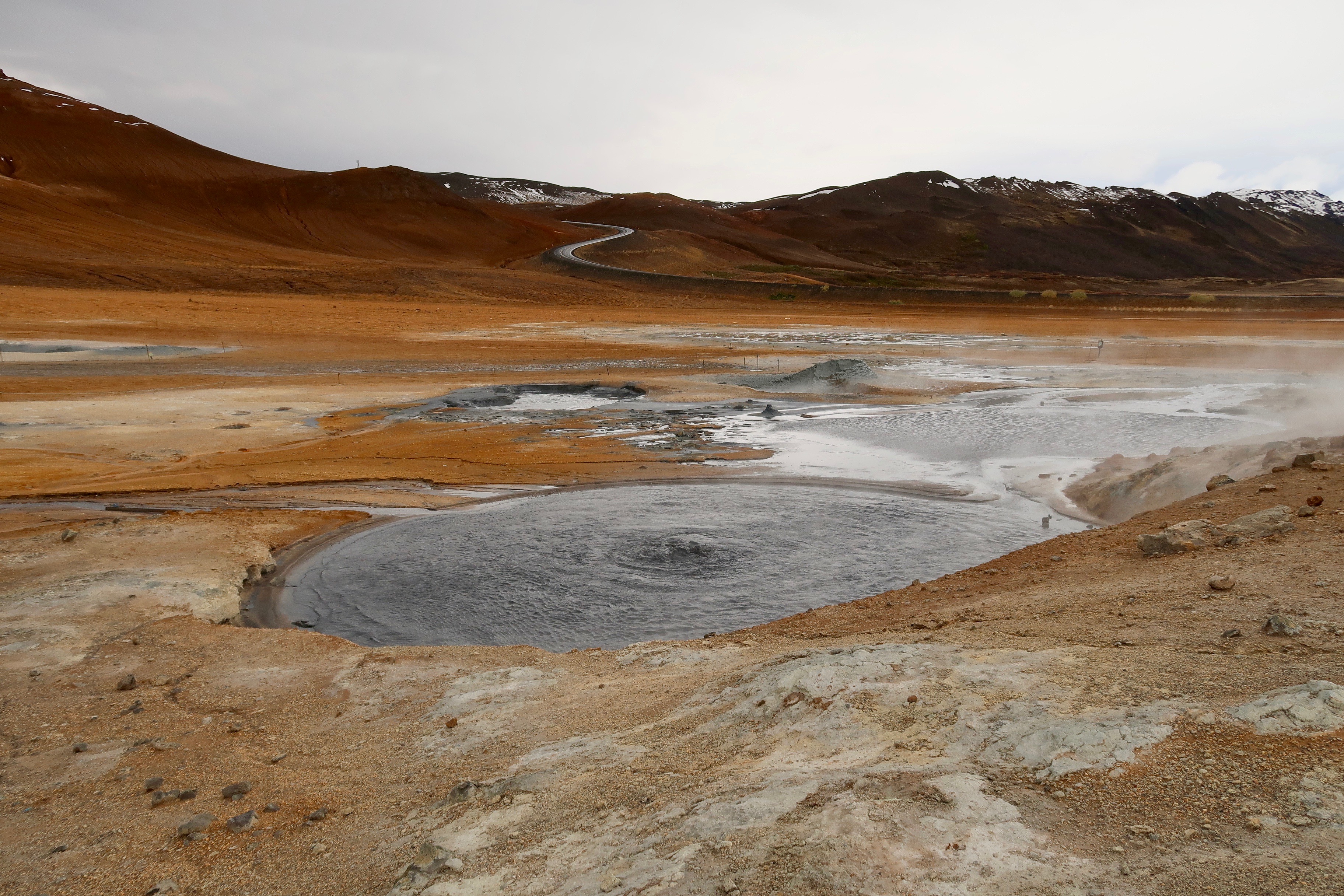 Hverir boiling mud