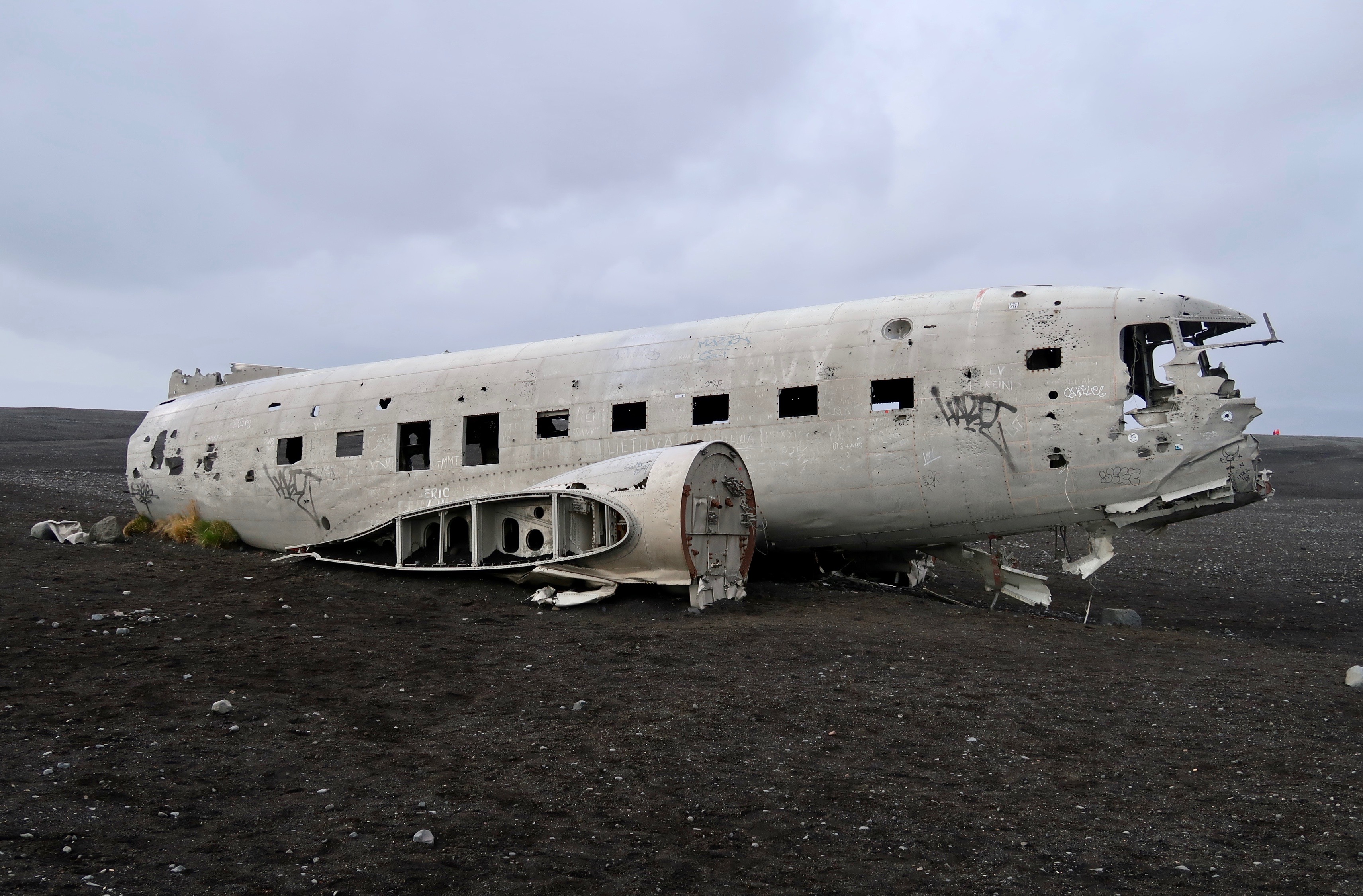 Plane wreck in Iceland