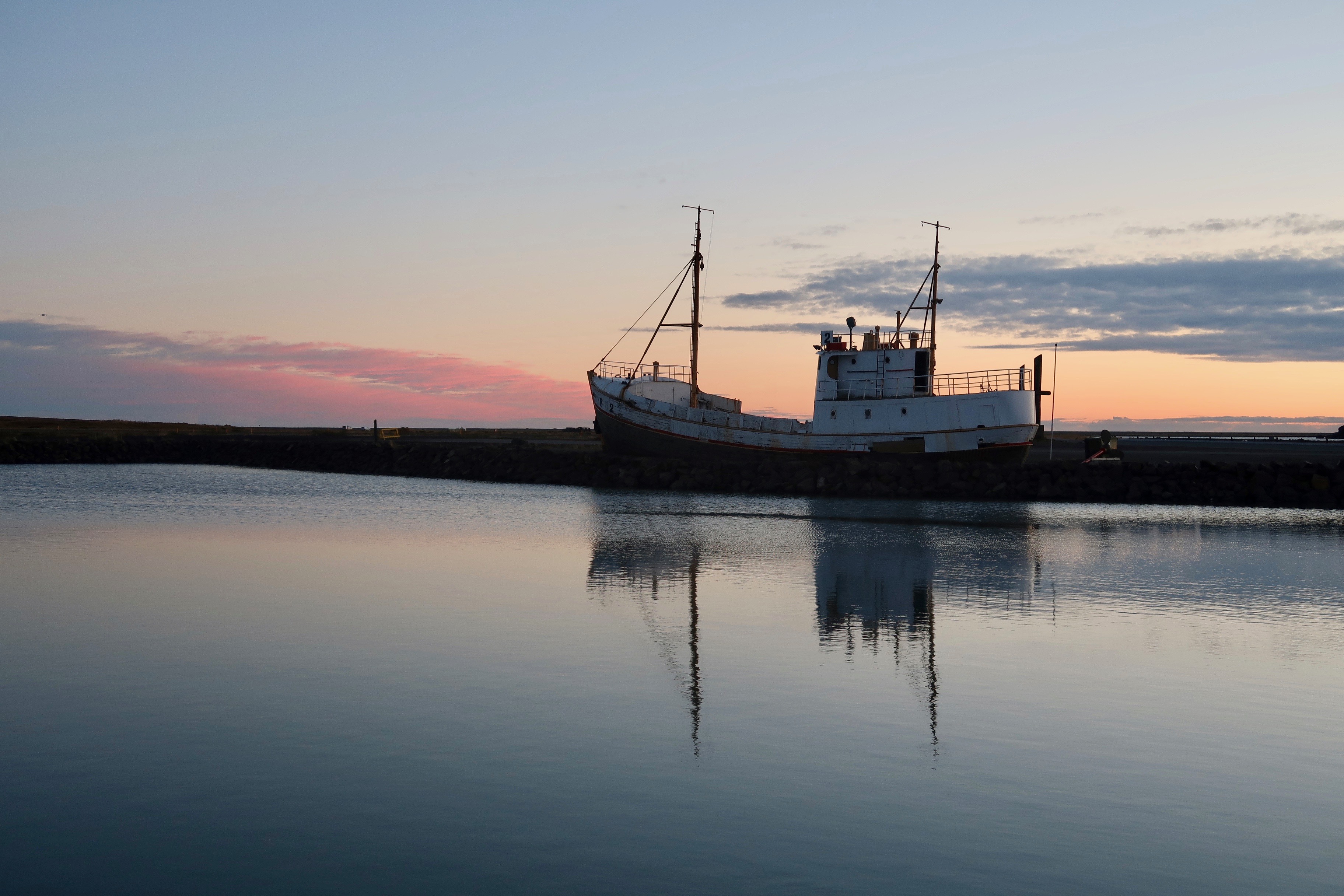 Sunset in Hofn Iceland