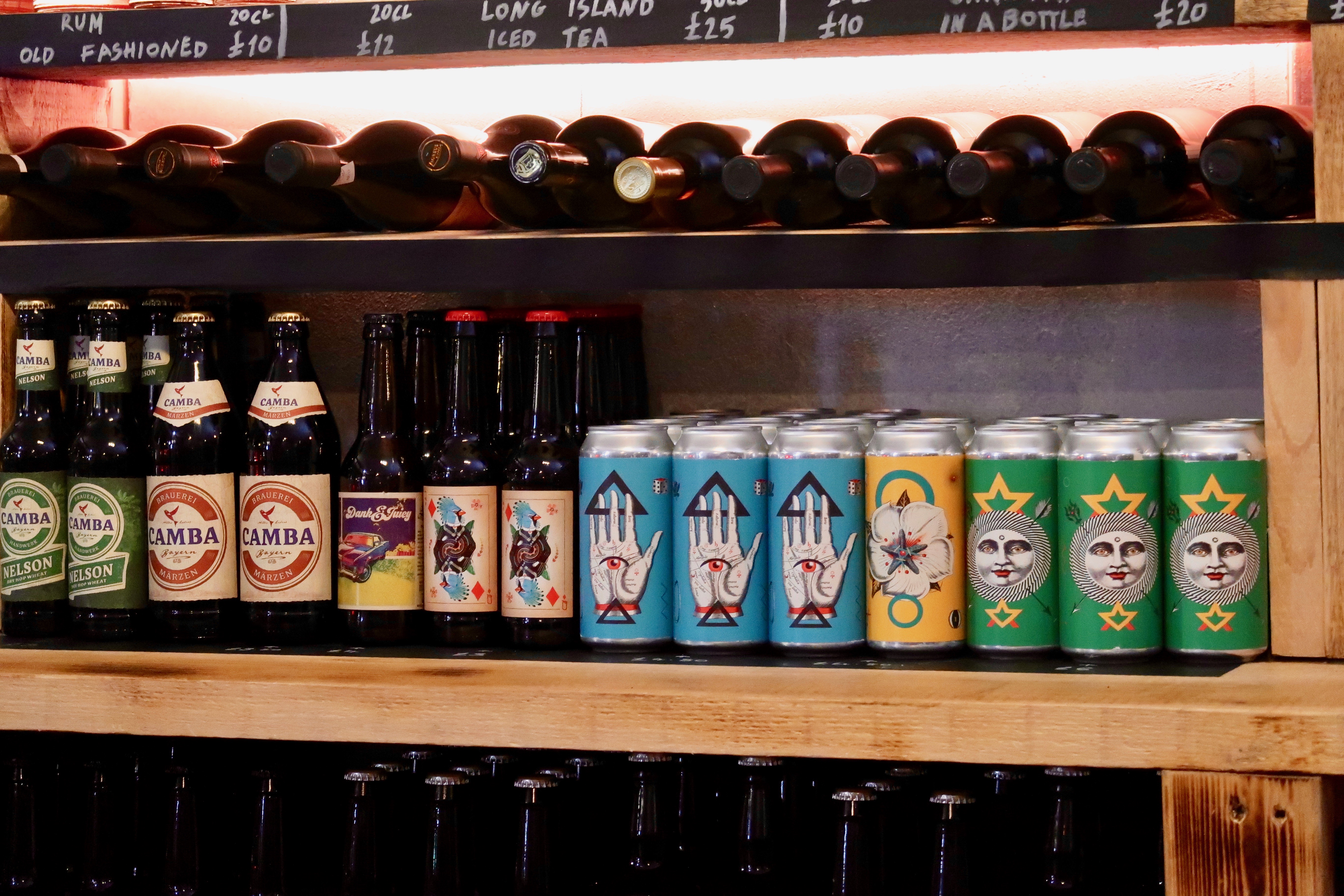 Beers at Bottle Bar and Shop London