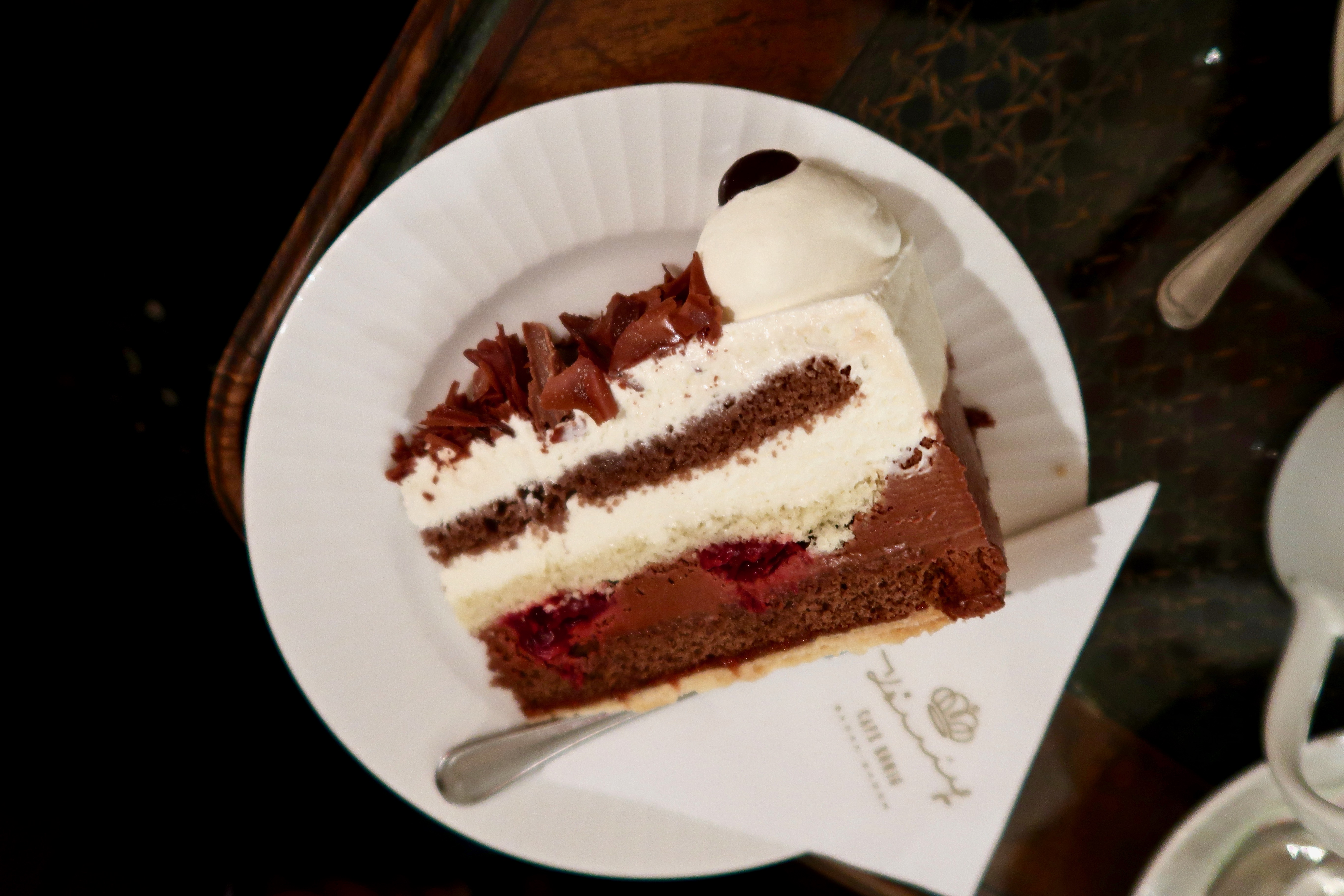 Café König Baden-Baden black forest cake