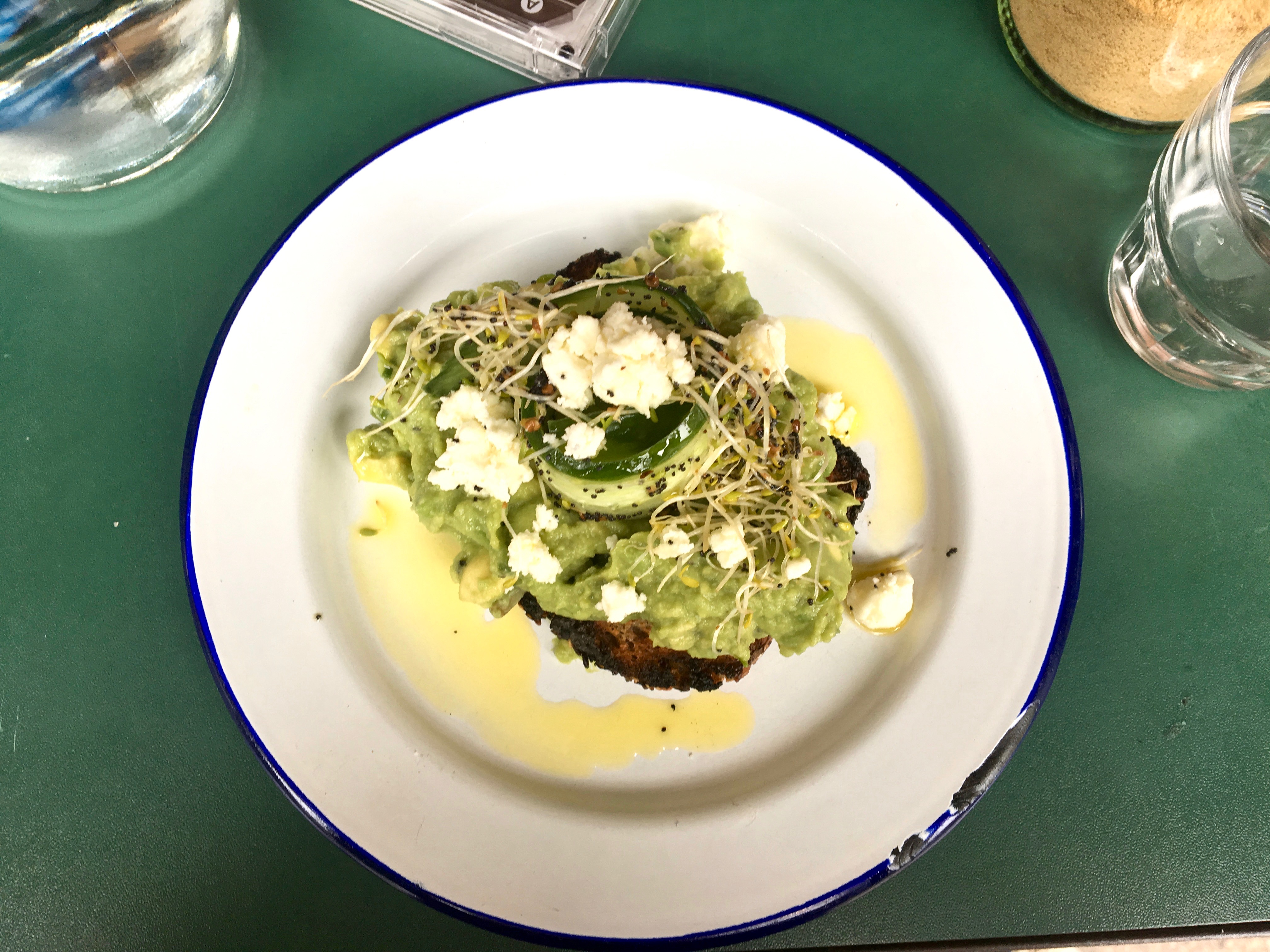 Ask For Janice avocado feta on toast