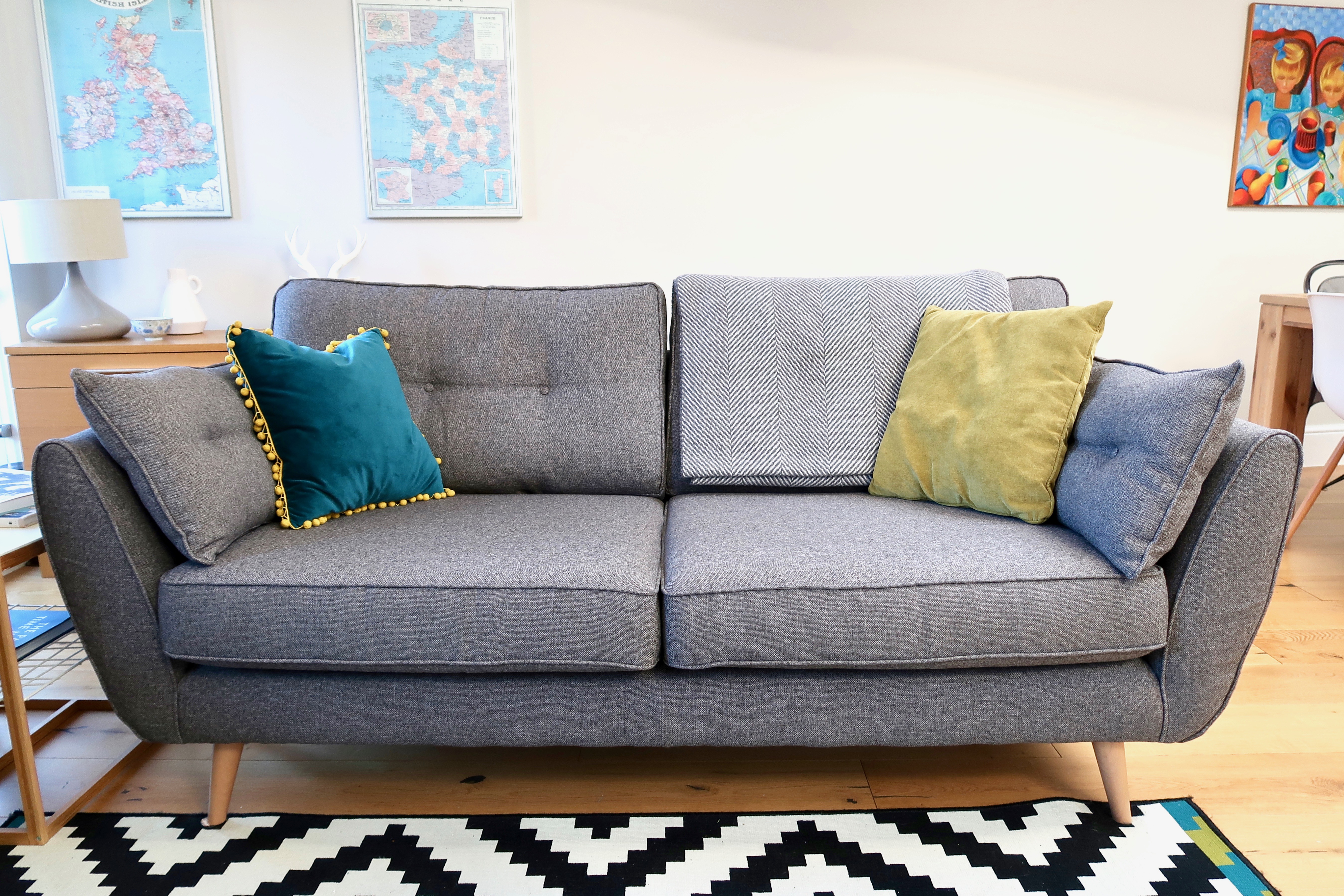 French Connection Zinc sofa