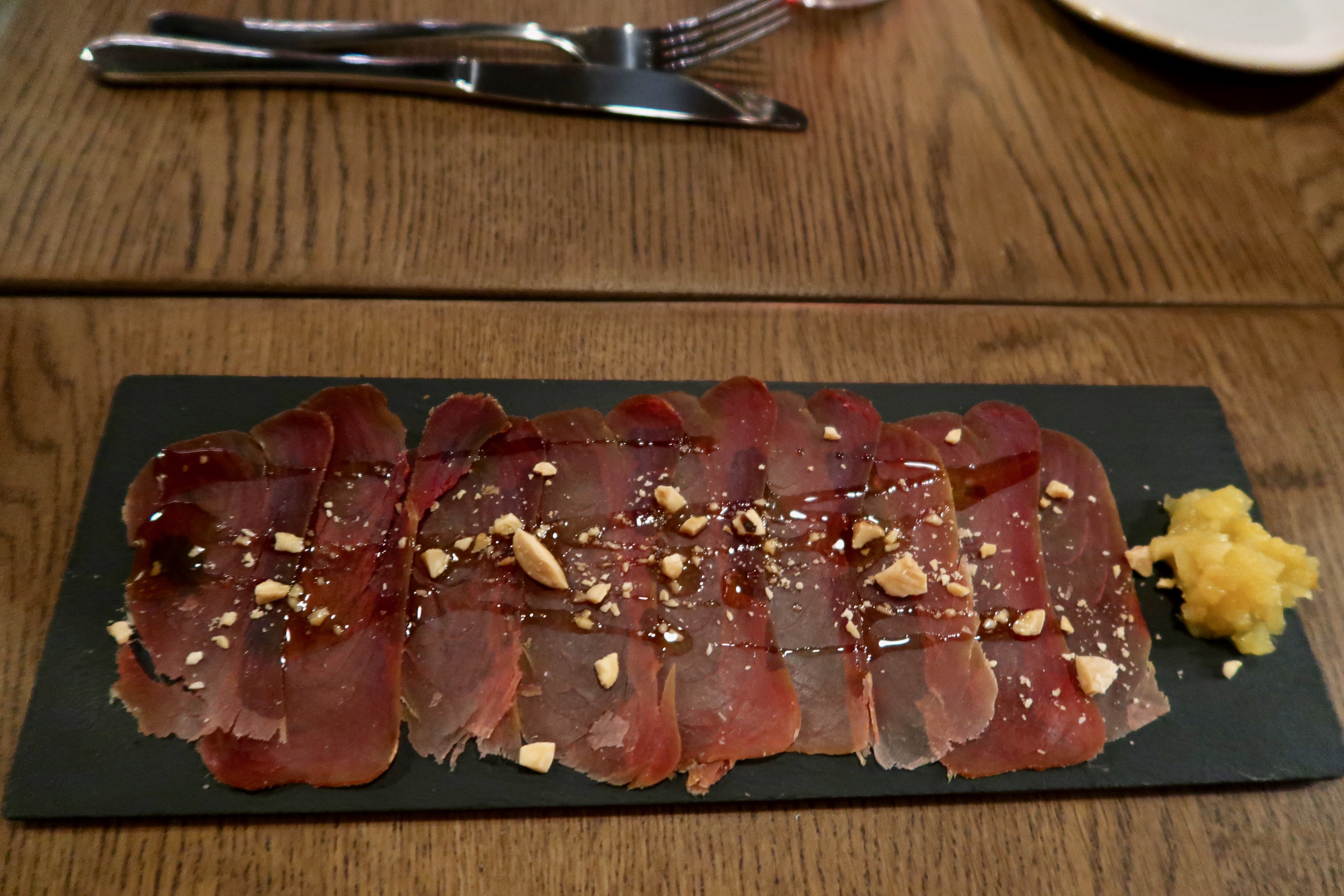 L'Oculto cured tuna